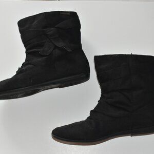 Rocket Dog women's boots black faux-suede US 7M